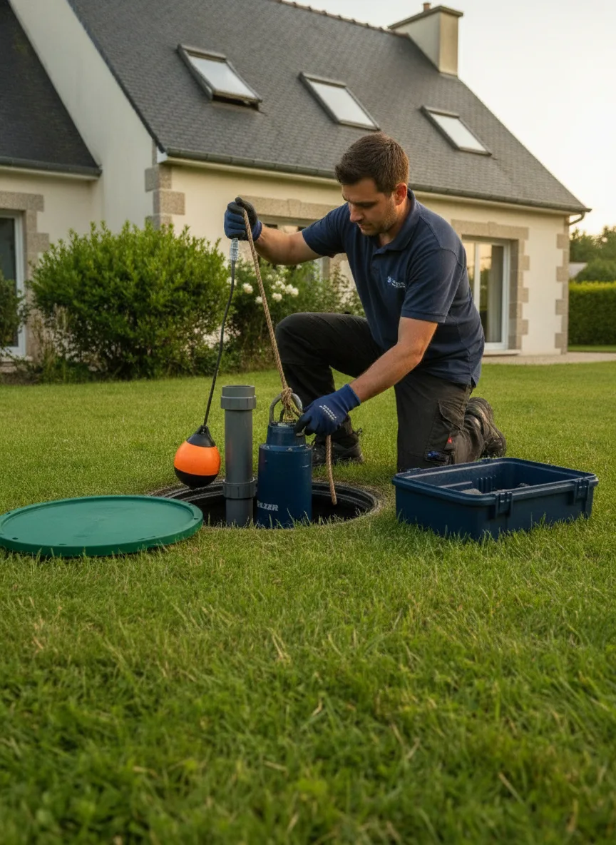 Dépannage pompe de relevage Basse-Goulaine – méthode / geste technique