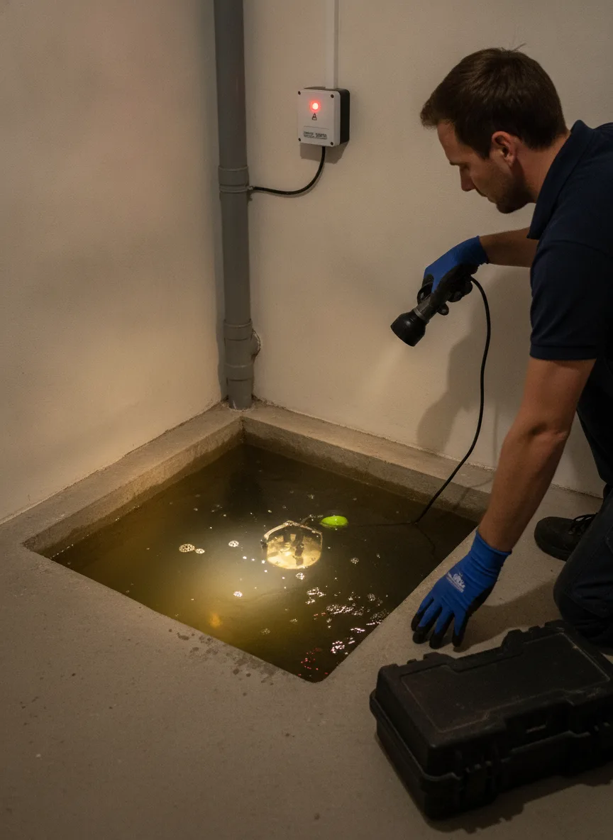 Dépannage pompe de relevage Basse-Goulaine – problème / diagnostic
